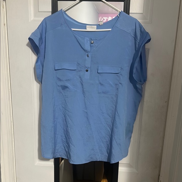 Blue Women's Top - Picture 1 of 3